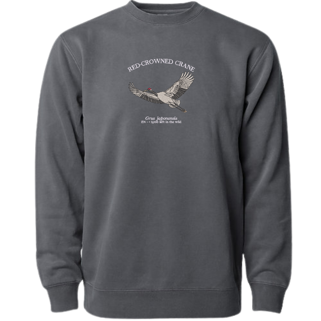 Red-crowned Crane Sweatshirt