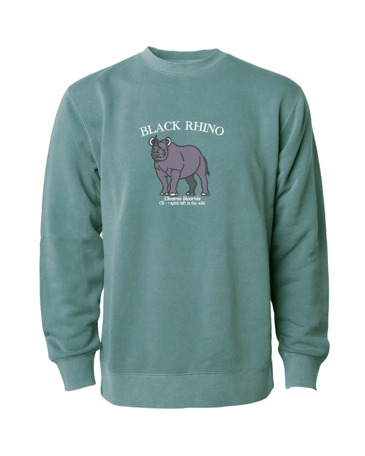 (PREORDER) Black Rhino Sweatshirt - Fauna & Co