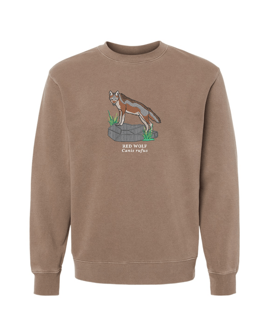 (PREORDER) Red Wolf Sweatshirt - Fauna & Co